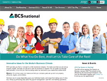 Tablet Screenshot of bcsnational.com